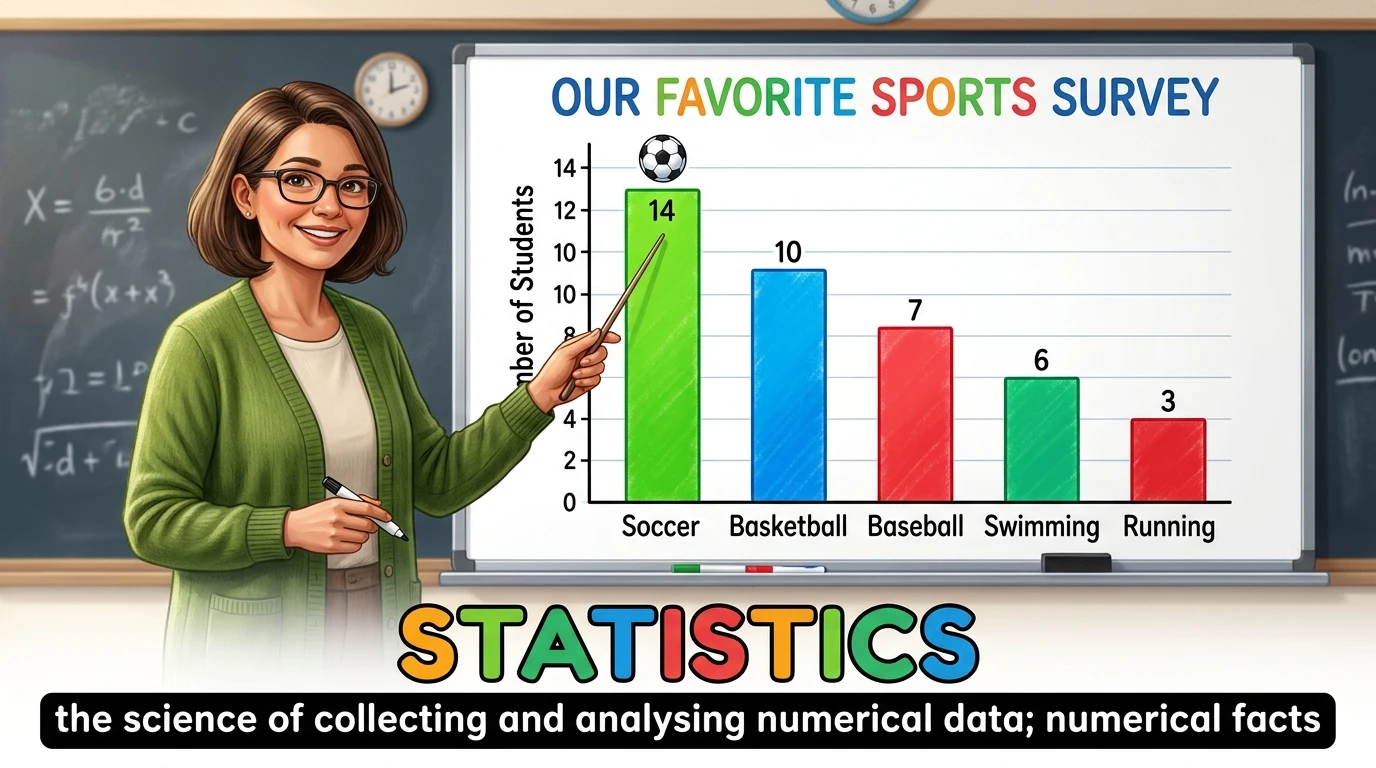 English Illustration for statistics